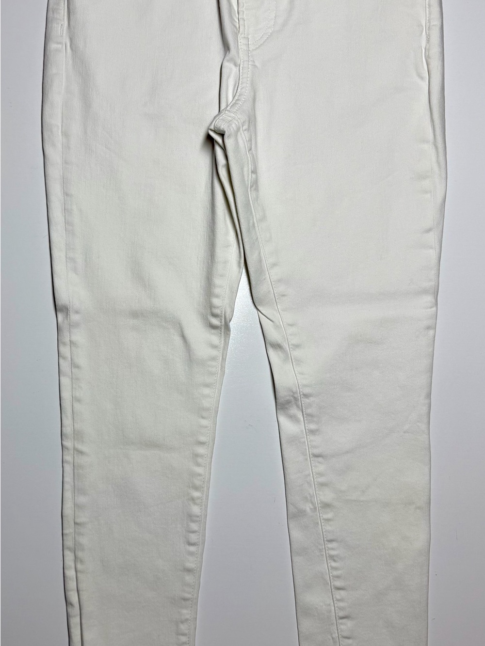 Express White High Rise Skinny Jeans Women’s 8R Supersoft Stretch Denim